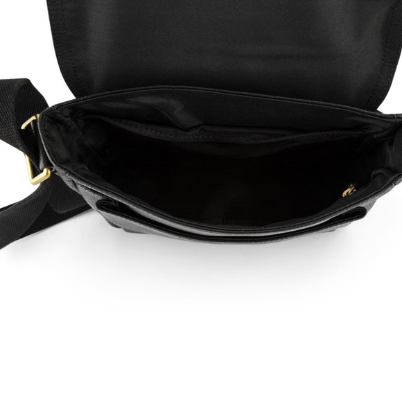 Fossil Travis Citybag Black Leather Messenger - Picture 5 of 7